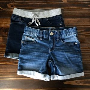 Justice Girls Denim Shorts Size 8